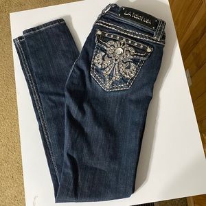 Women’s size 1, la idol jeans. Shinny fit